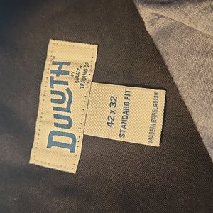 Brand New Duluth Trading straight leg black pants- 42x32- never worn.